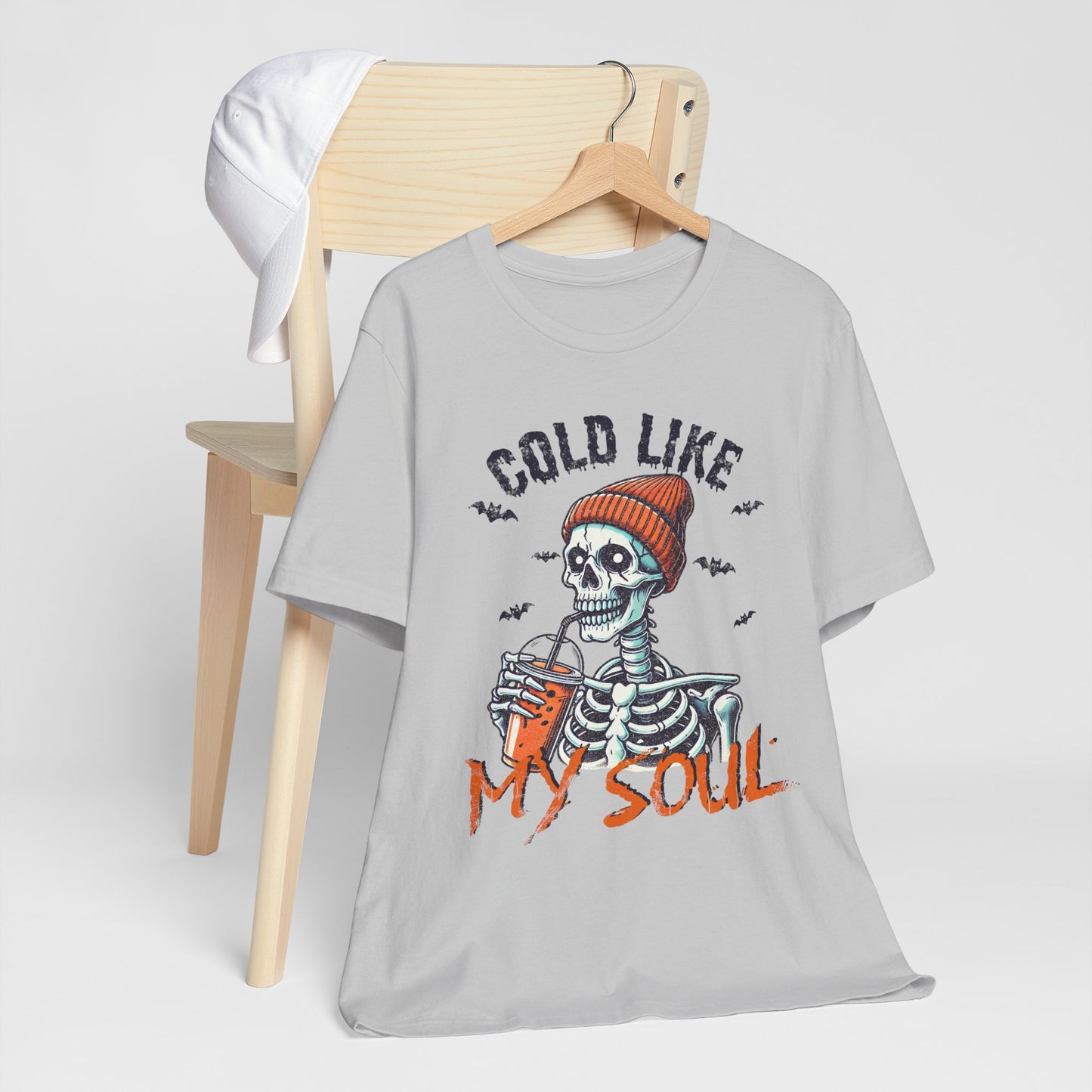 Cold Like My Soul T-Shirt, Halloween, Scary, Funny, Retro