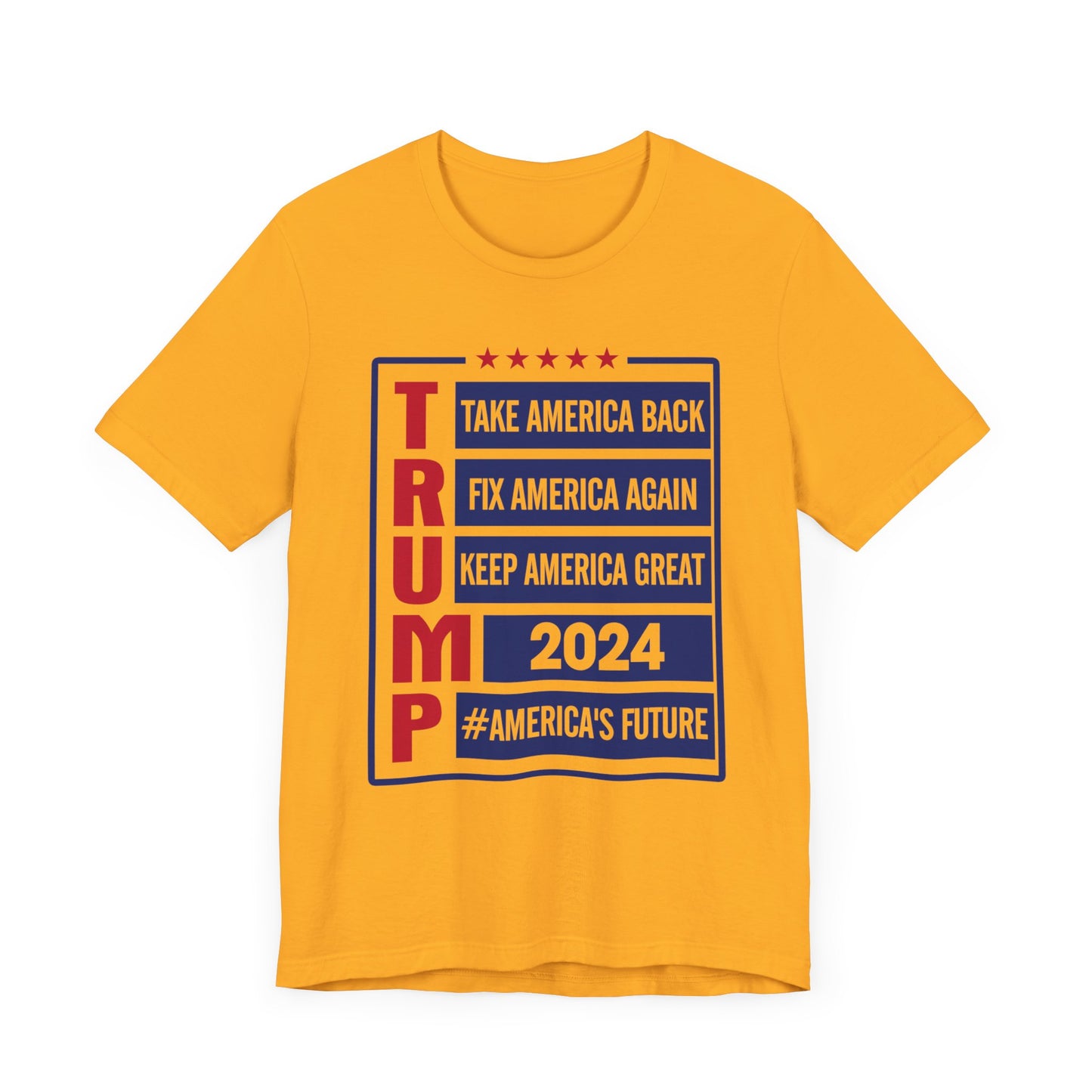 Trump 2024 America's Future T-Shirt, Politics, Vote, Election, Republican