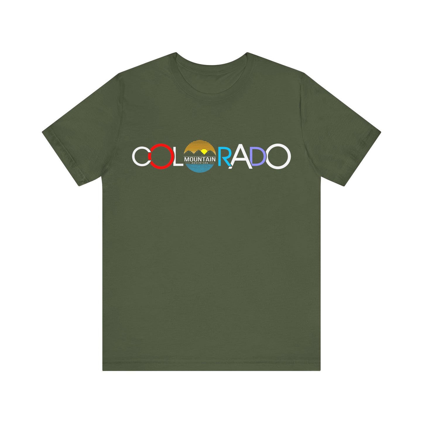 Colorado Mountain Adventure T-Shirt, Colorado, Typography T-Shirt