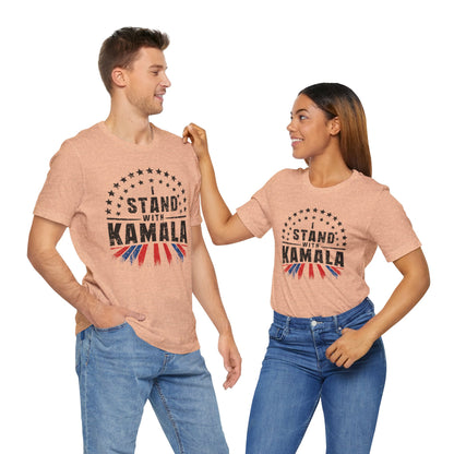 I Stand With Kamala T-Shirt, Politics, Vote, Election, Democrat