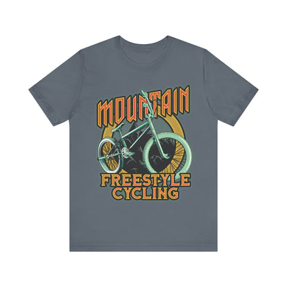 Mountain Freestyle Cycling T-Shirt, Sport, Bicycle T-Shirt