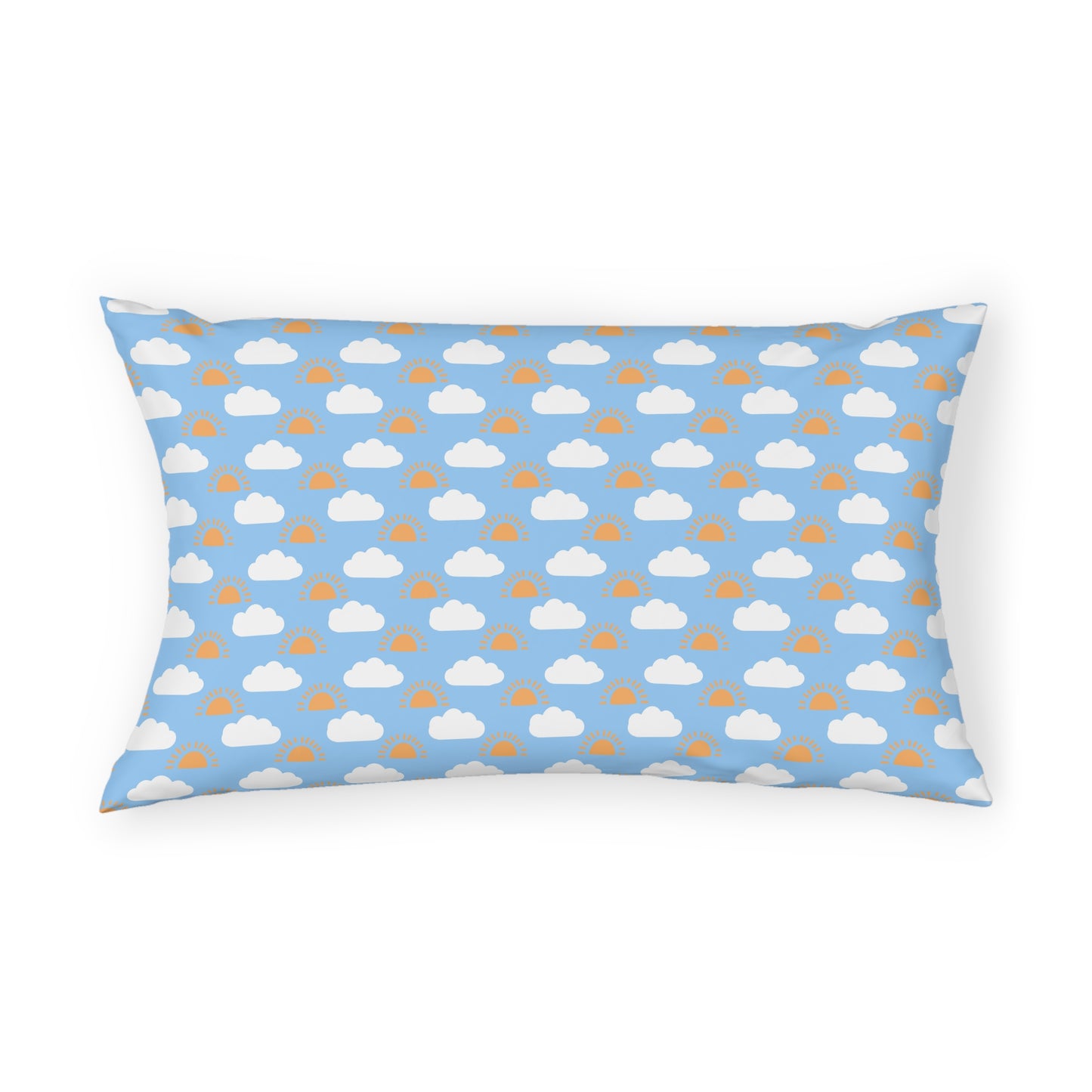 Sun and Clouds pattern Pillow Sham