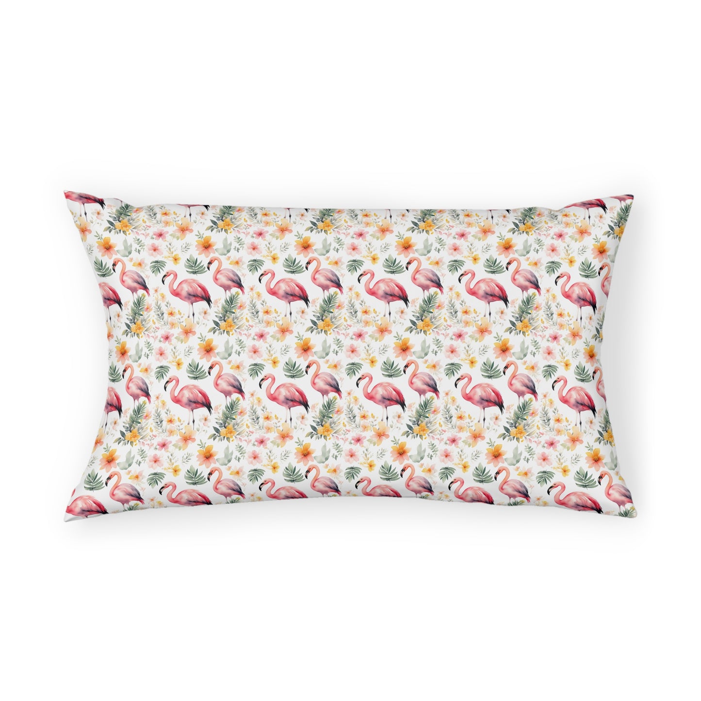 Pink Flamingo pattern 02 Pillow Sham