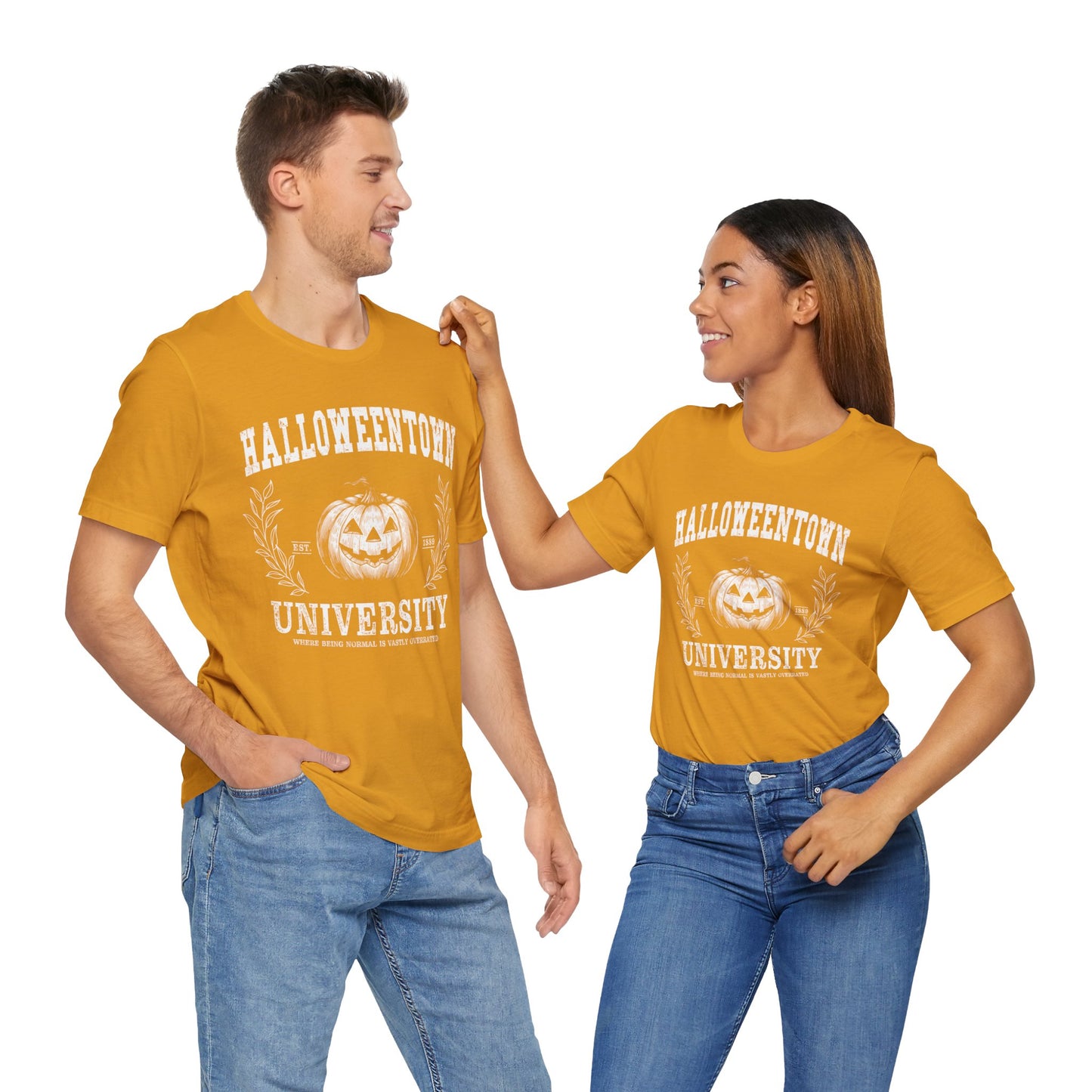 Halloween Town University T-Shirt, Halloween, Scary, Funny, Retro