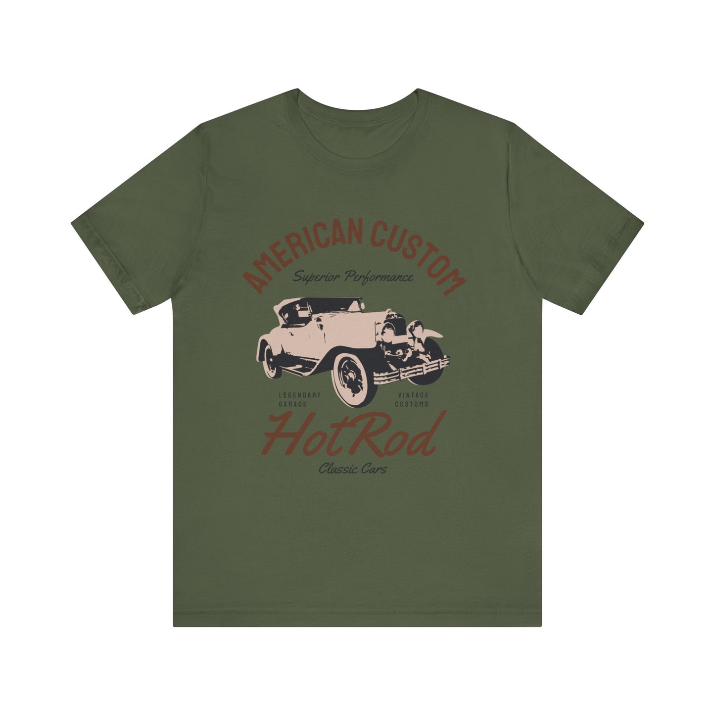 American Custom Hotrod T-Shirt, Hotrod T-Shirt, Custom Hotrod, American T-Shirt