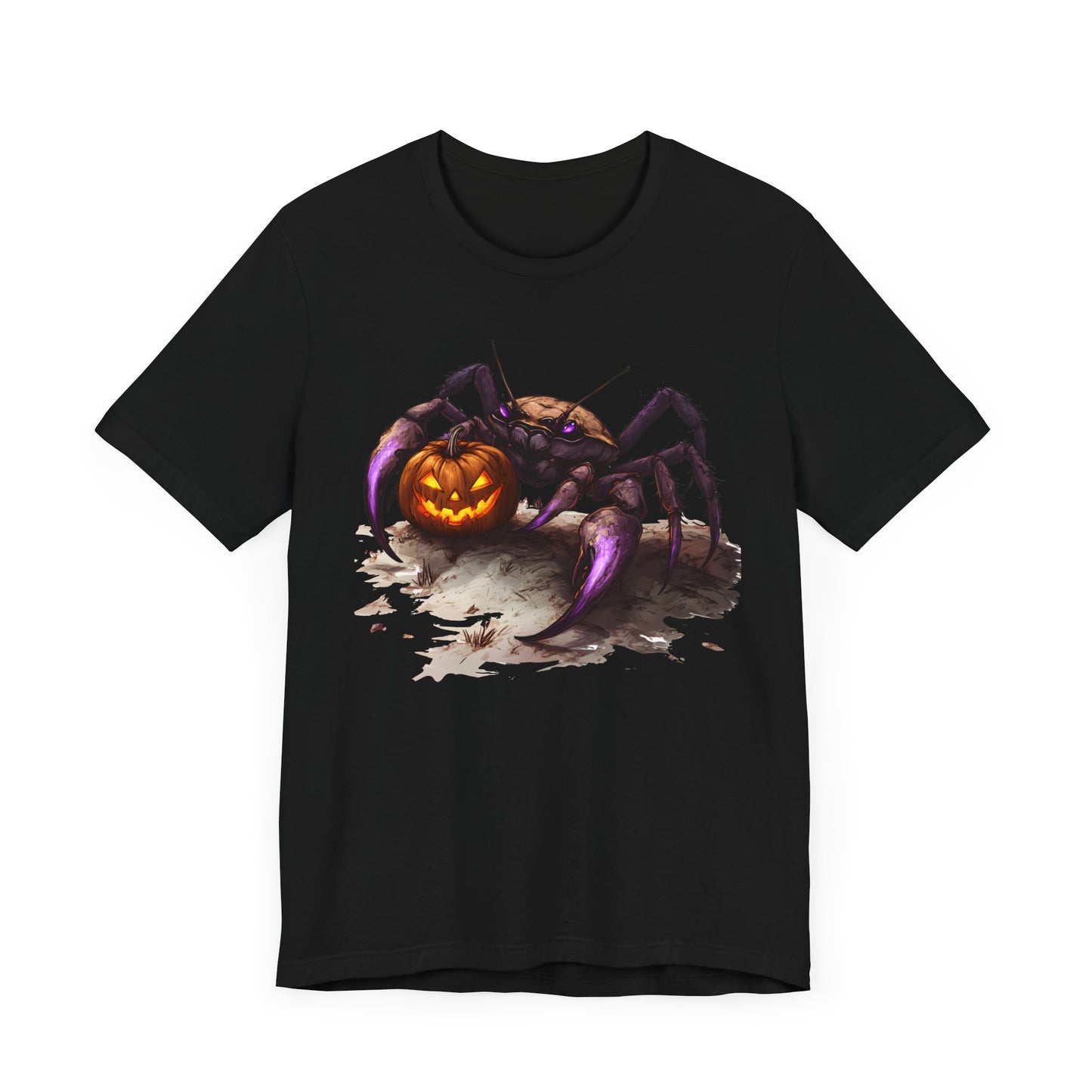 Unique Spooky Ghost Spider T-Shirt, Halloween, Scary