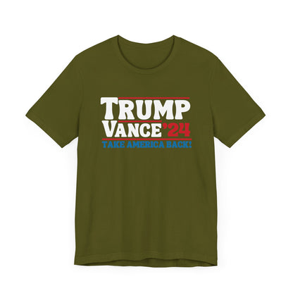 Trump Vance Take America Back T-Shirt, Politics, Vote, Election, Republican