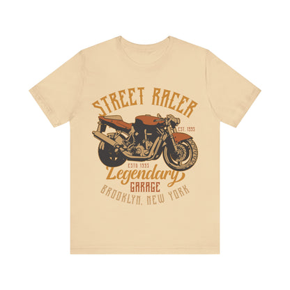 Street Racer Brooklyn New York T-Shirt, Motorcycle T-Shirt, Brooklyn MC, New York