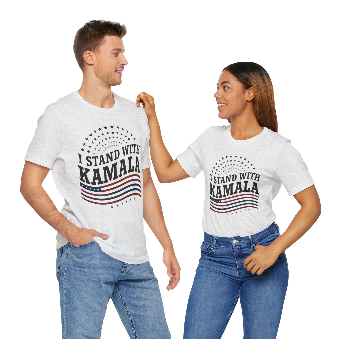 I Stand With Kamala T-Shirt, Politics, Vote, Election, Democrat