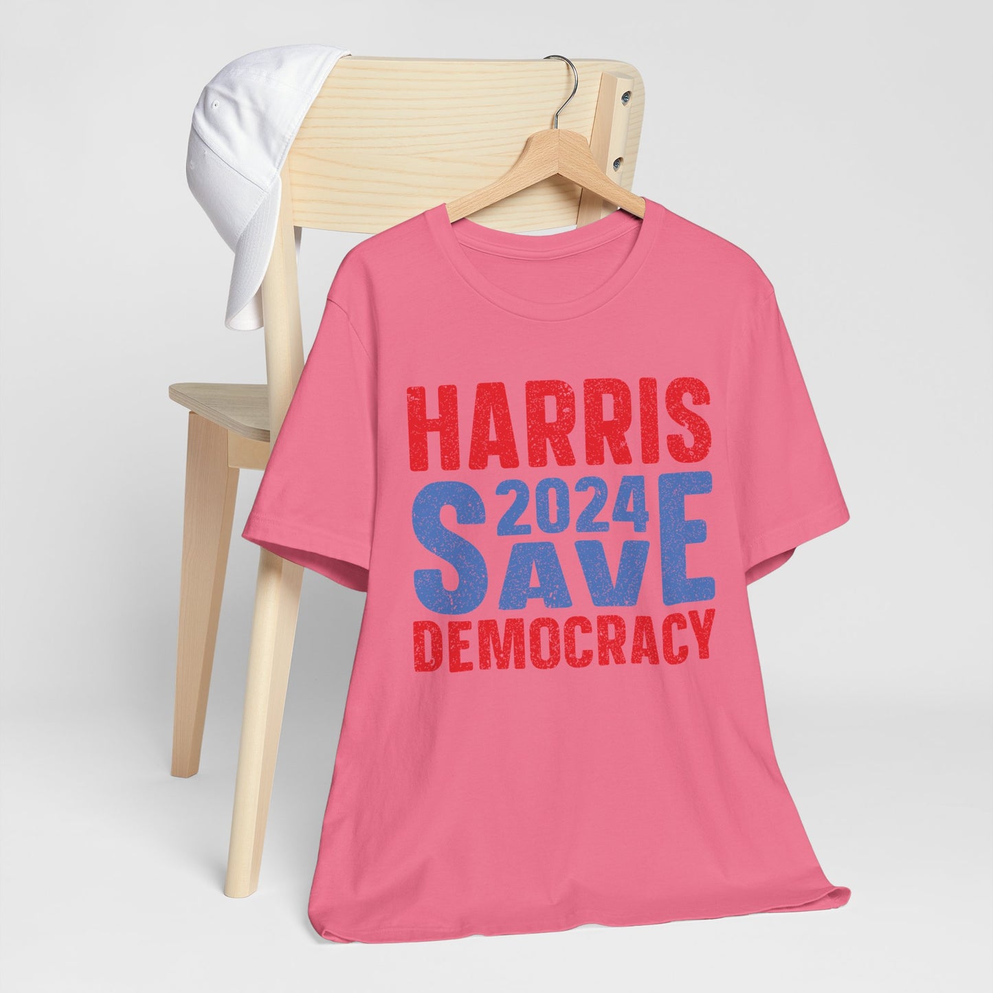 Harris 2024 Save Democracy T-Shirt, Politics, Vote, Election, Democrat