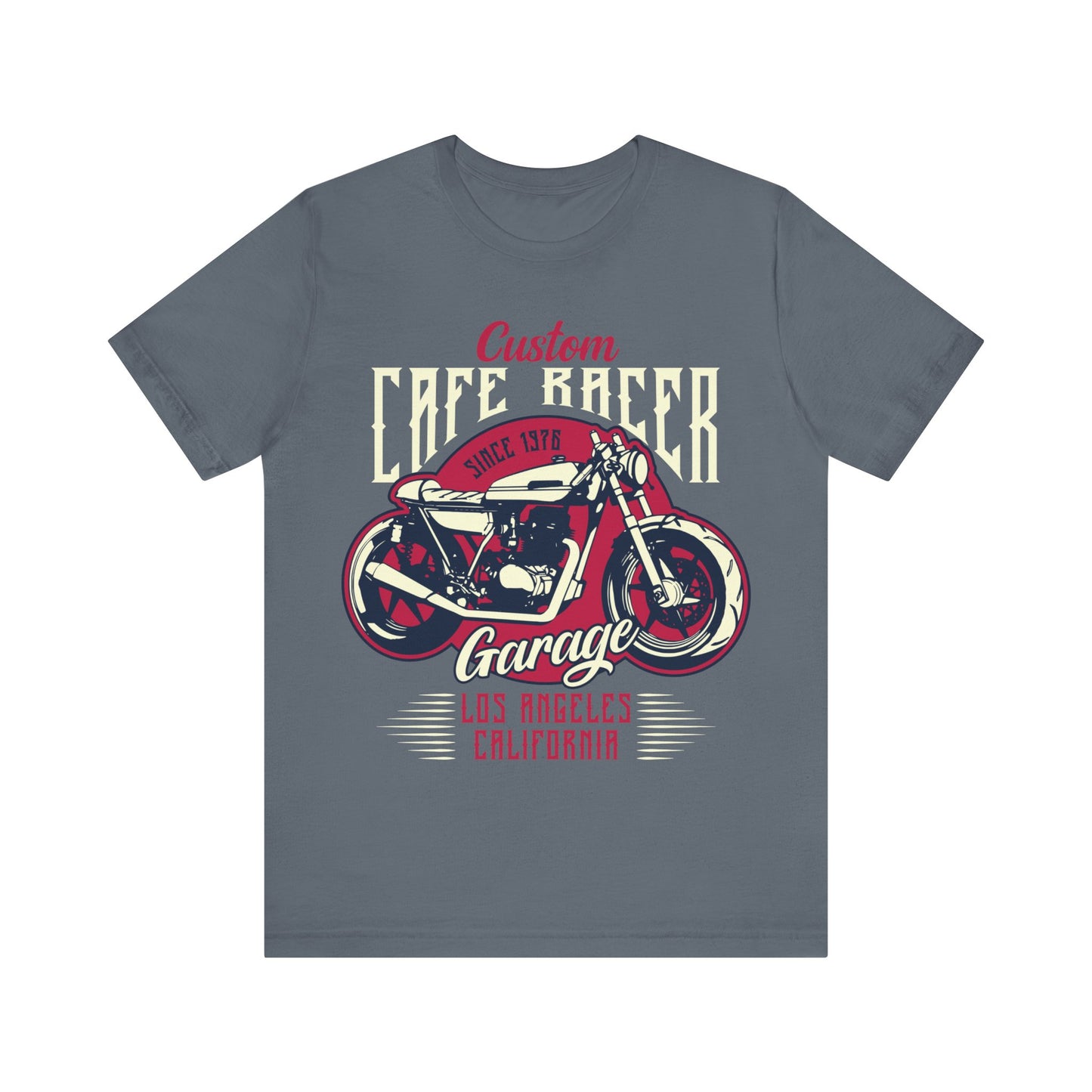 Custom Cafe Racer T-Shirt, Motorcycle, Custom Biker T-Shirt