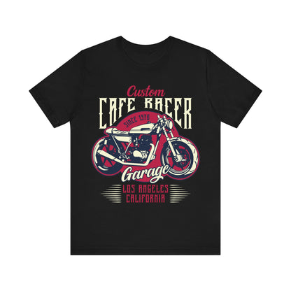 Custom Cafe Racer T-Shirt, Motorcycle, Custom Biker T-Shirt