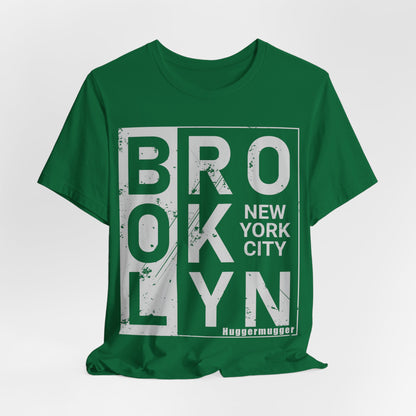 Brooklyn By Huggermugger T-Shirt, Typography T-Shirt, Huggermugger, Brooklyn T-Shirt