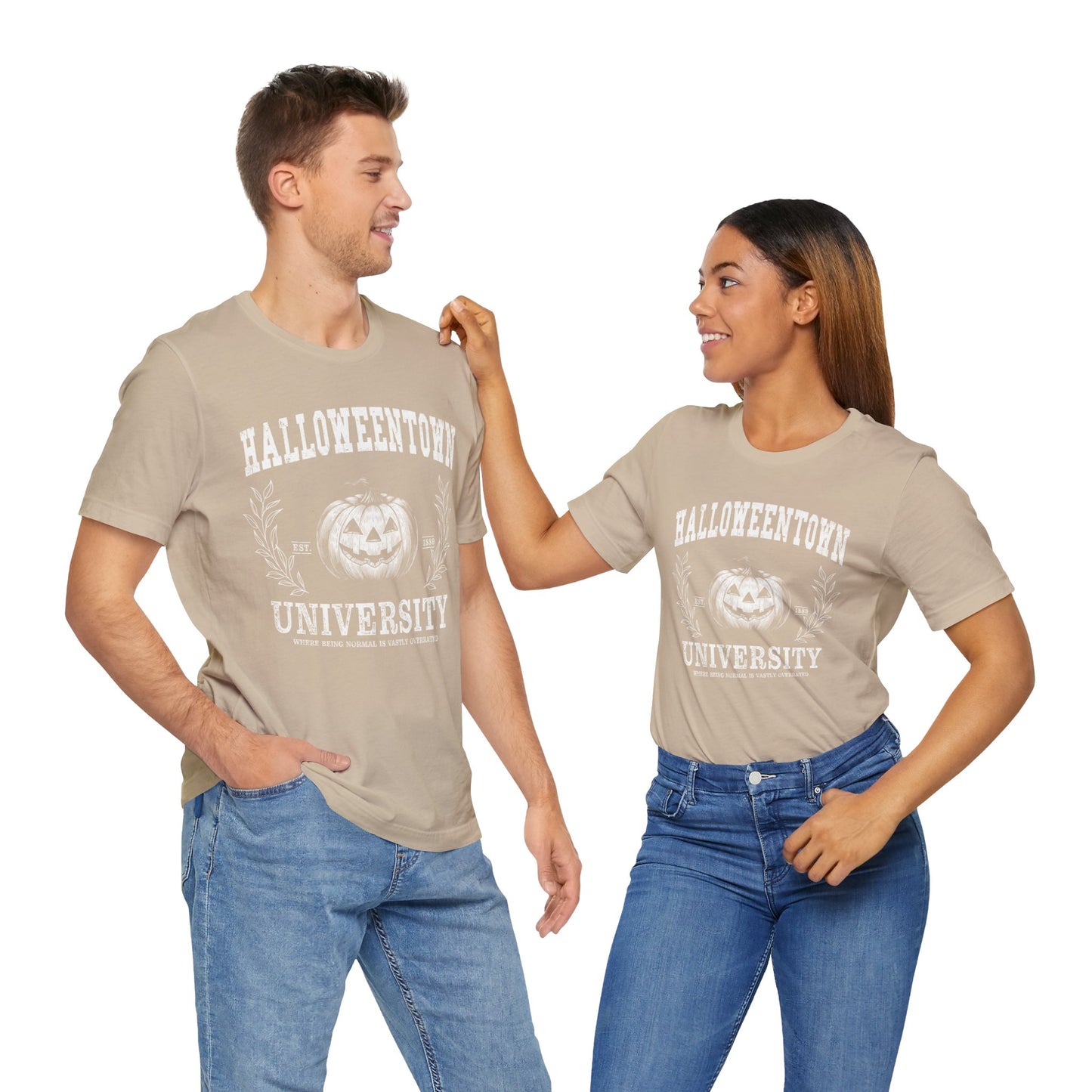 Halloween Town University T-Shirt, Halloween, Scary, Funny, Retro