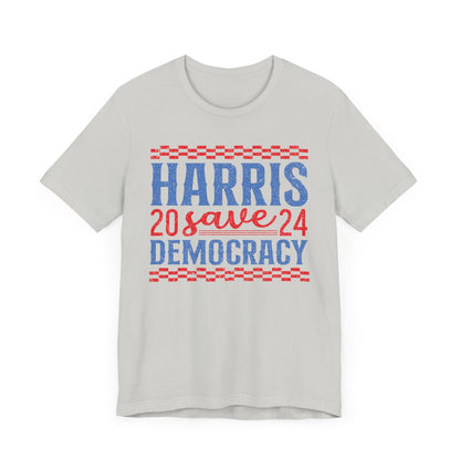 Harris 2024 Save Democracy T-Shirt, Politics, Vote, Election, Democrat