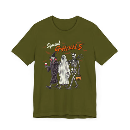 Squad Ghouls T-Shirt, Halloween, Scary, Funny, Retro, Ghost