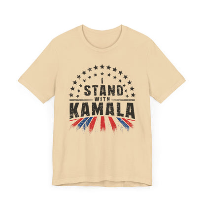 I Stand With Kamala T-Shirt, Politics, Vote, Election, Democrat