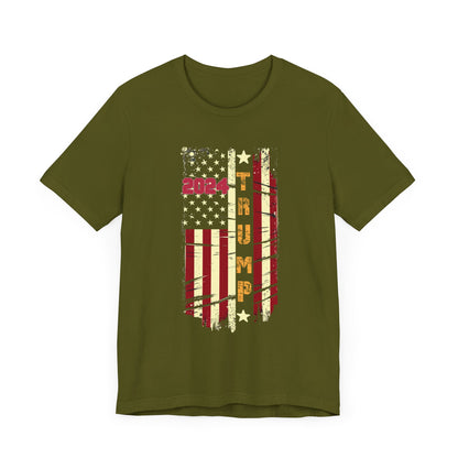 Trump 2024 Flag T-Shirt, Politics, Vote, Election, Republican