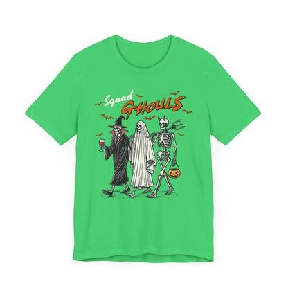 Squad Ghouls T-Shirt, Halloween, Scary, Funny, Retro, Ghost