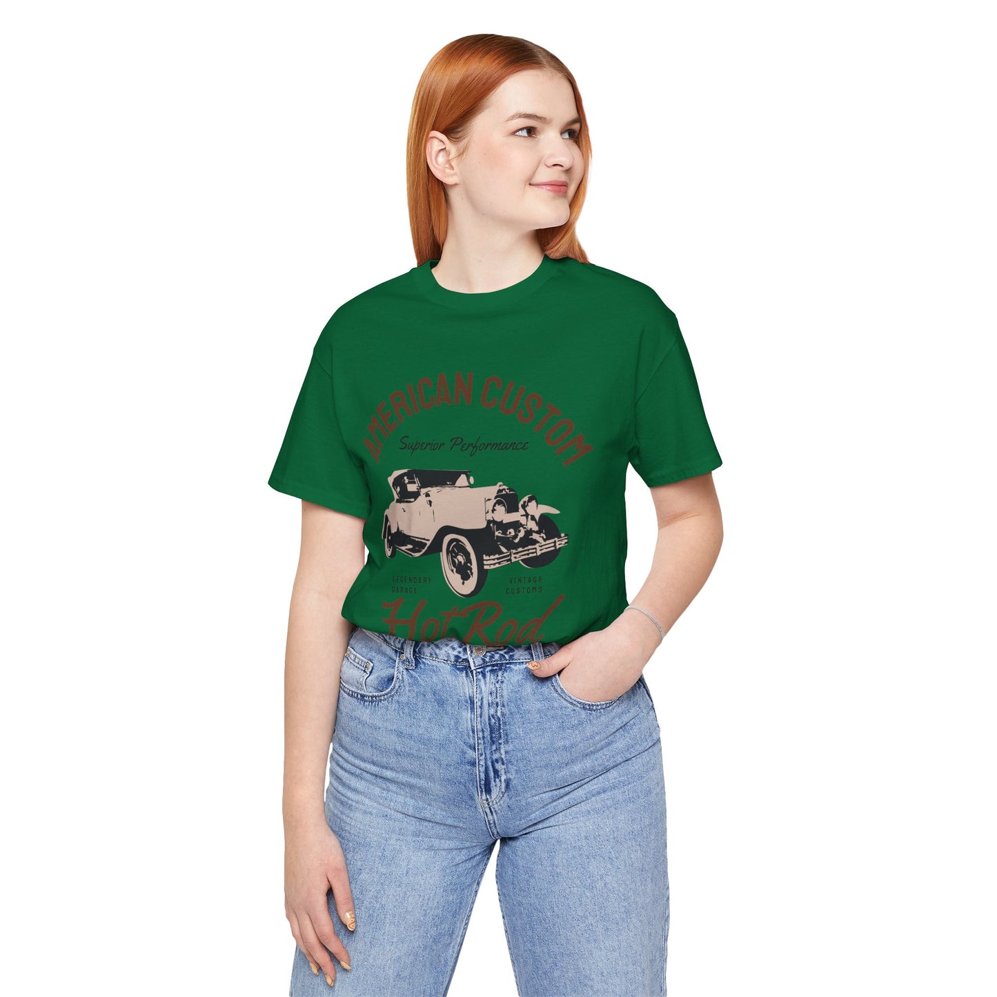 American Custom Hotrod T-Shirt, Hotrod T-Shirt, Custom Hotrod, American T-Shirt