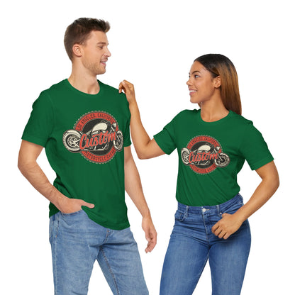 Los Angles California Custom Motorcycle T-Shirt, Los Angles, California, Custom Bikers T-Shirt