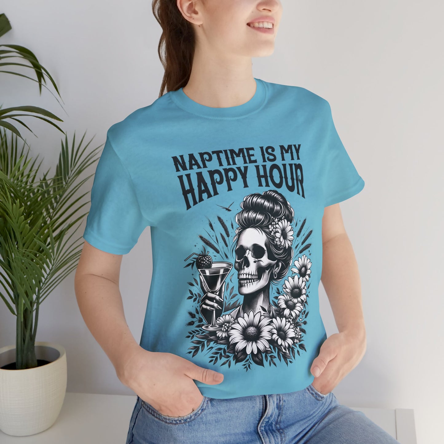 Naptime Is My Happy Hour T-Shirt, Mom, Funny, Mama T-Shirt