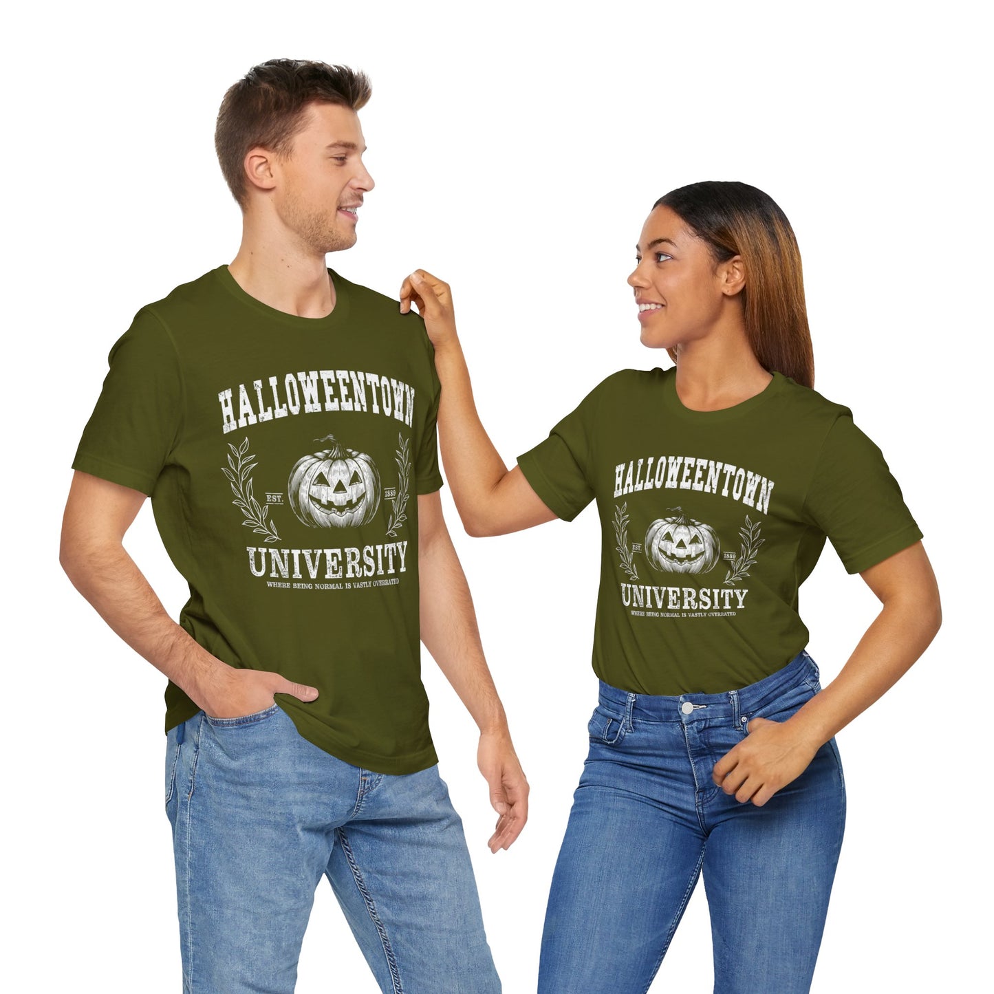 Halloween Town University T-Shirt, Halloween, Scary, Funny, Retro