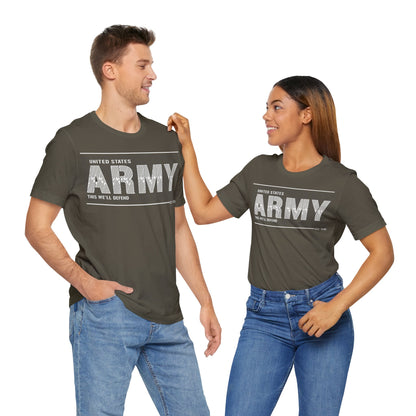 United States Army This We'll Defend T-Shirt, Army, Military T-Shirt