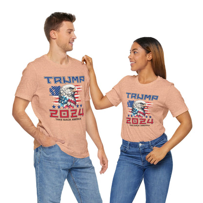 Trump, Vance 2024 Take America Back T-Shirt, Politics, Vote, Election, Republican