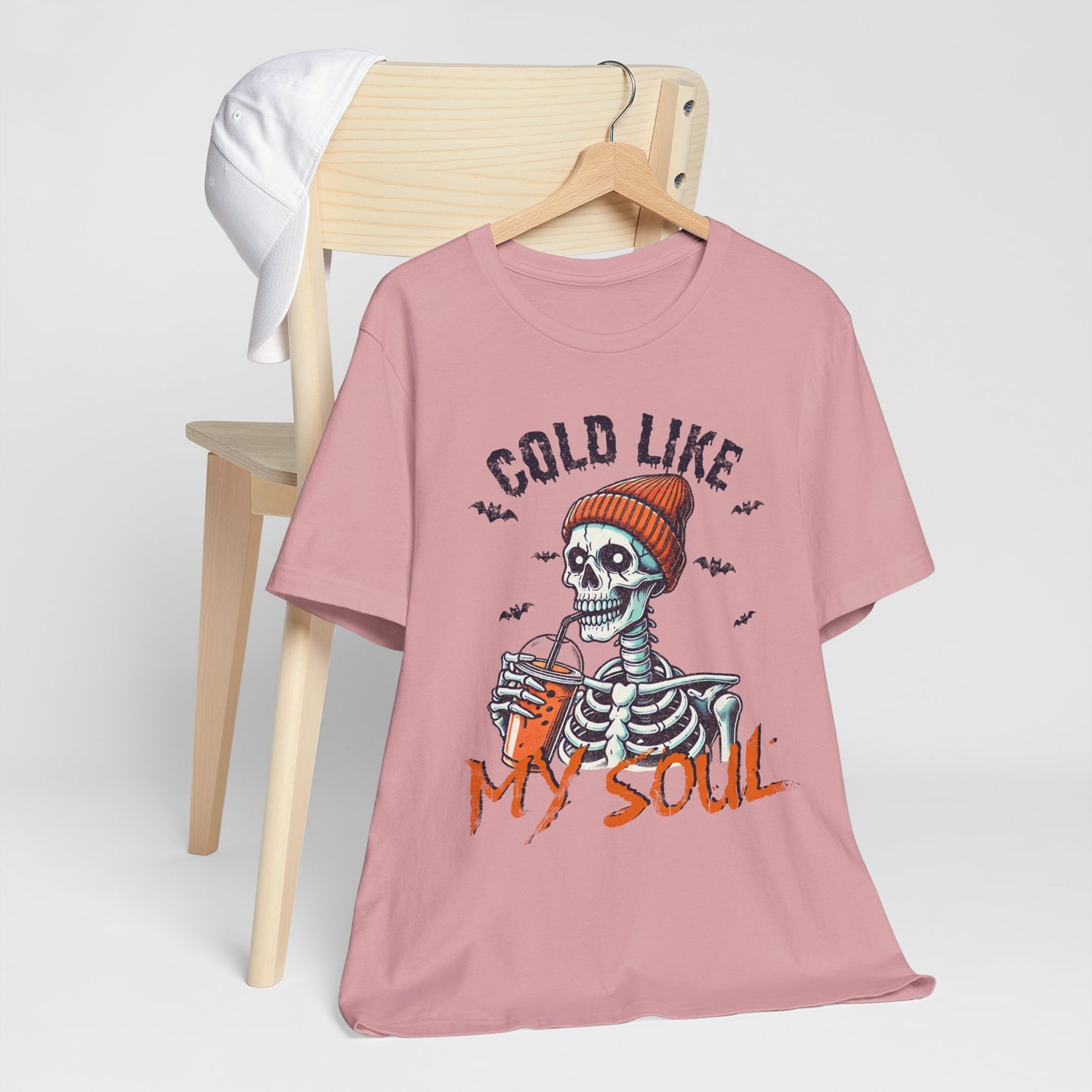 Cold Like My Soul T-Shirt, Halloween, Scary, Funny, Retro