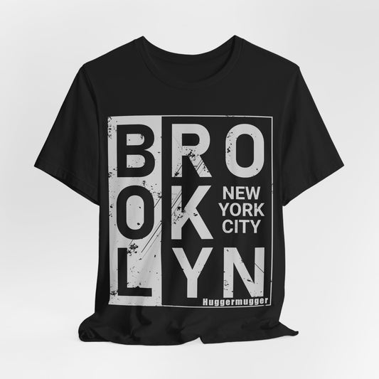 Brooklyn By Huggermugger T-Shirt, Typography T-Shirt, Huggermugger, Brooklyn T-Shirt