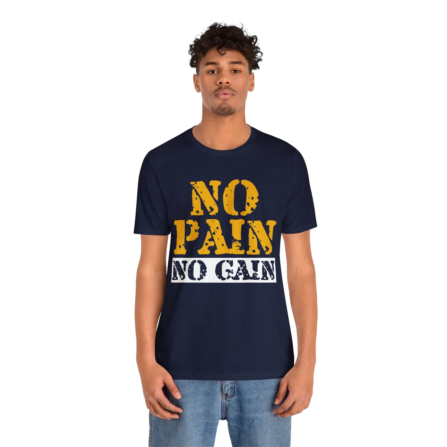 No Pain No Gain T-Shirt, Gym Workout Fitness T-Shirt