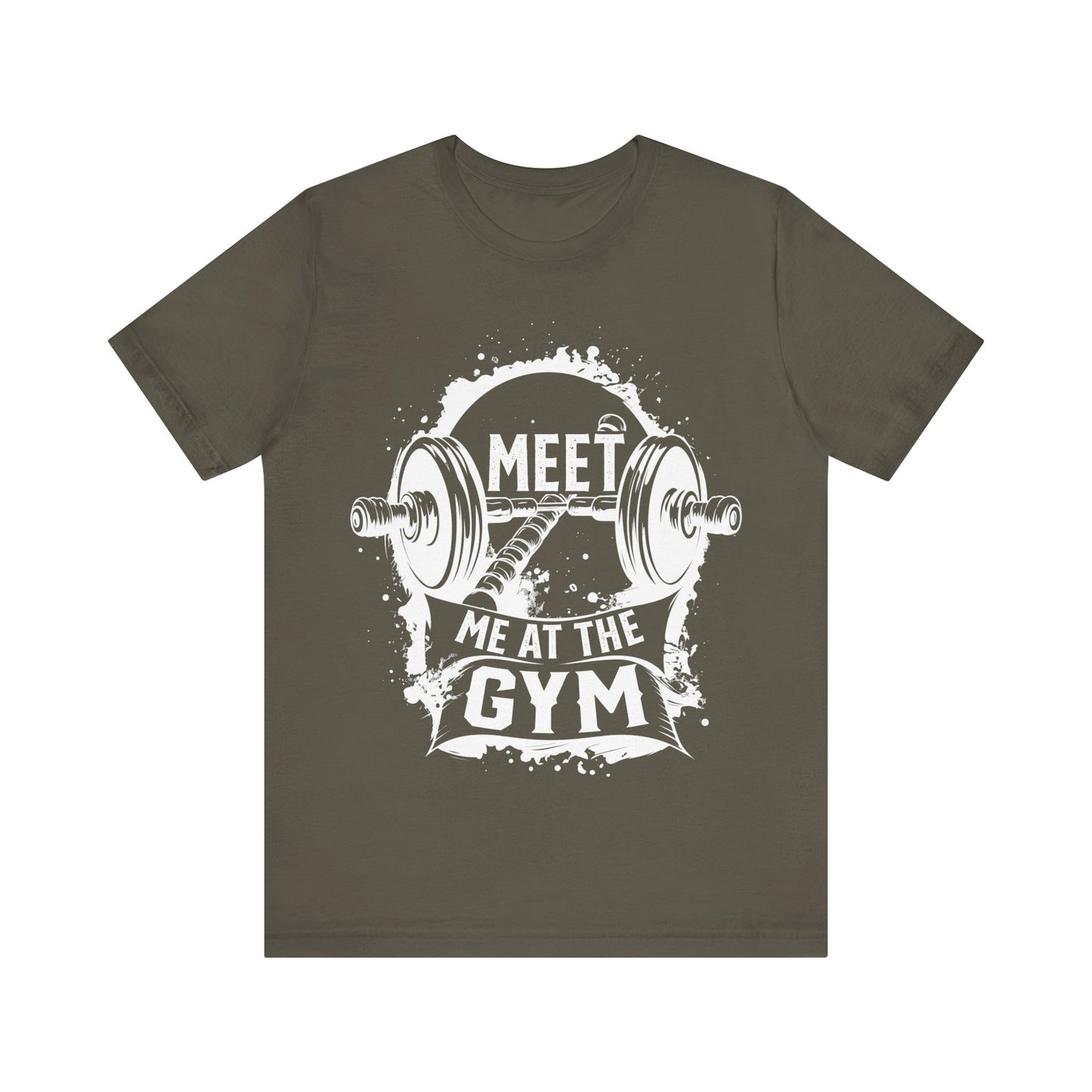 Meet Me At The Gym T-Shirt, Gym Workout Fitness T-Shirt