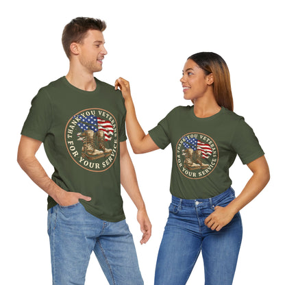 Thank You Veterans For Your Service T-Shirt, Army, Veterans, Military T-Shirt