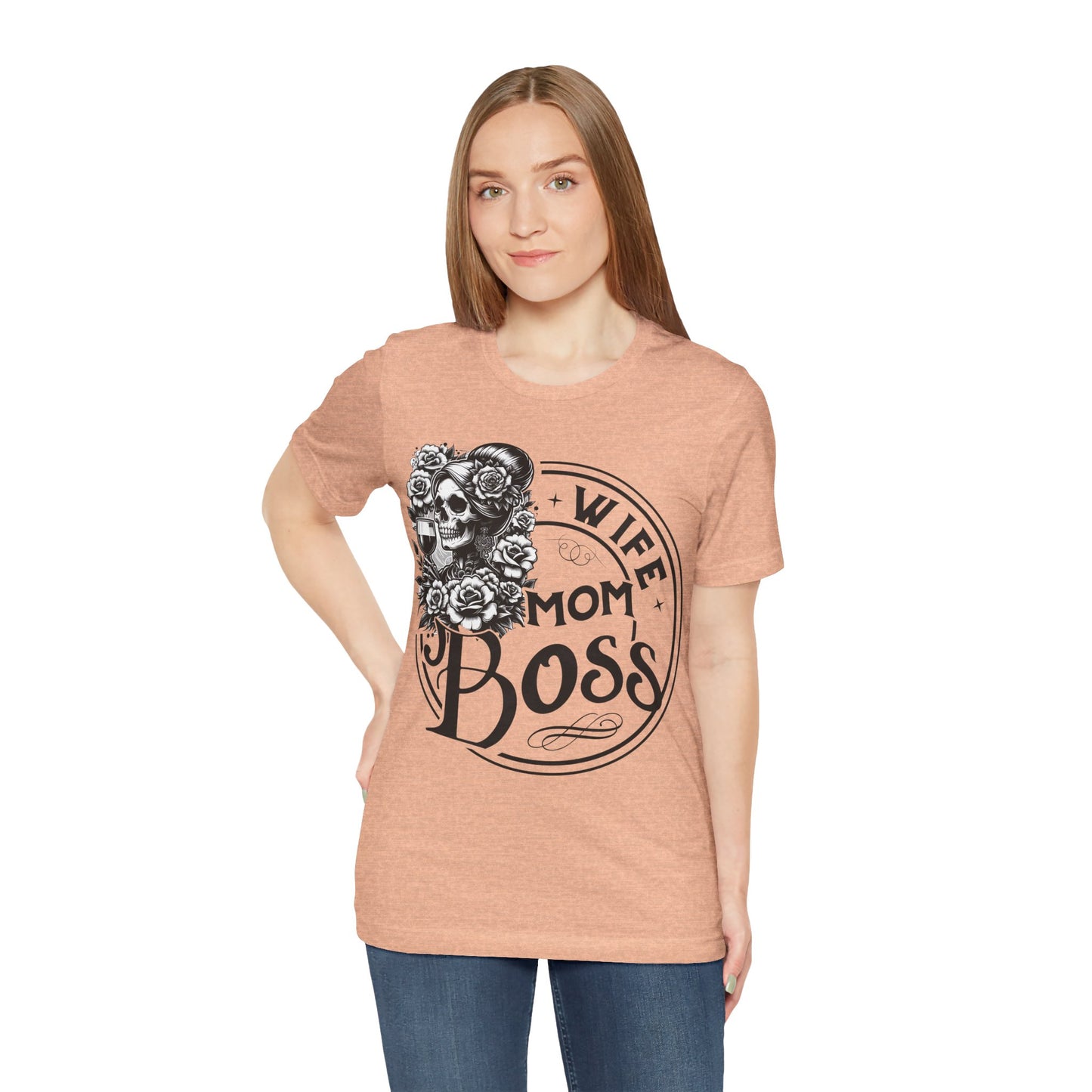 Wife Boss Mom T-Shirt, Mom, Funny, Mama T-Shirt