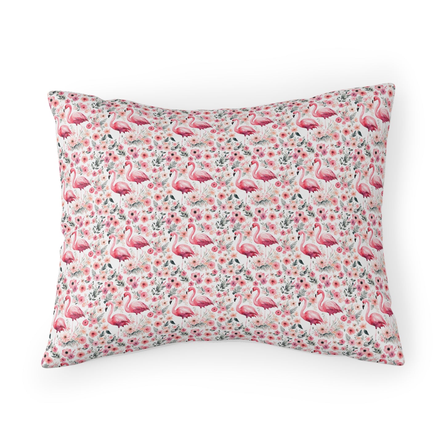 Pink Flamingo pattern 01 Pillow Sham