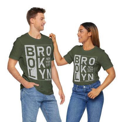 Brooklyn By Huggermugger T-Shirt, Typography T-Shirt, Huggermugger, Brooklyn T-Shirt