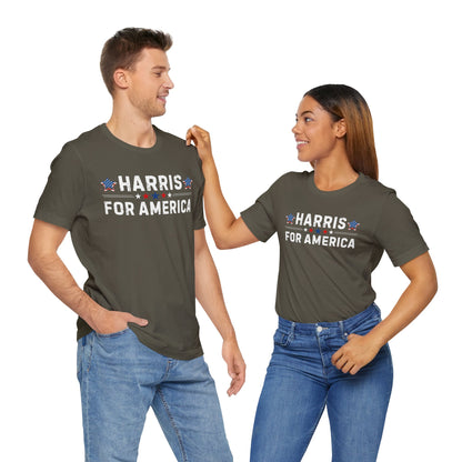 Harris For America T-Shirt, Politics, Vote, Election, Democrat