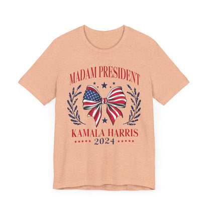 Madam President Kamala Harris 2024 T-Shirt, Politics, Vote, Election, Democrat