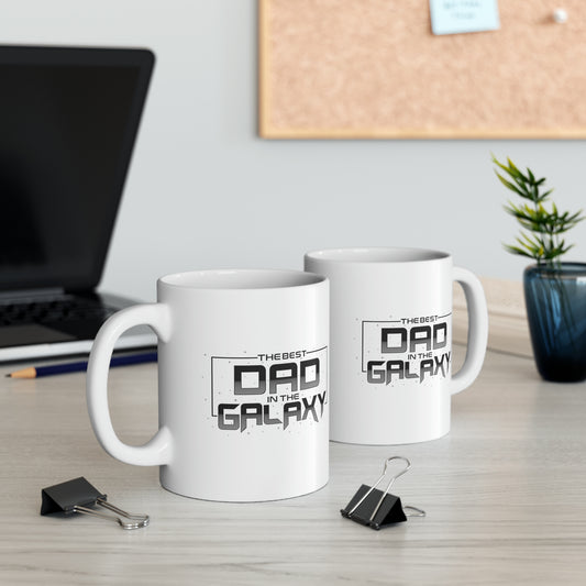 Best Dad In The Galaxy Ceramic Mug, 11oz