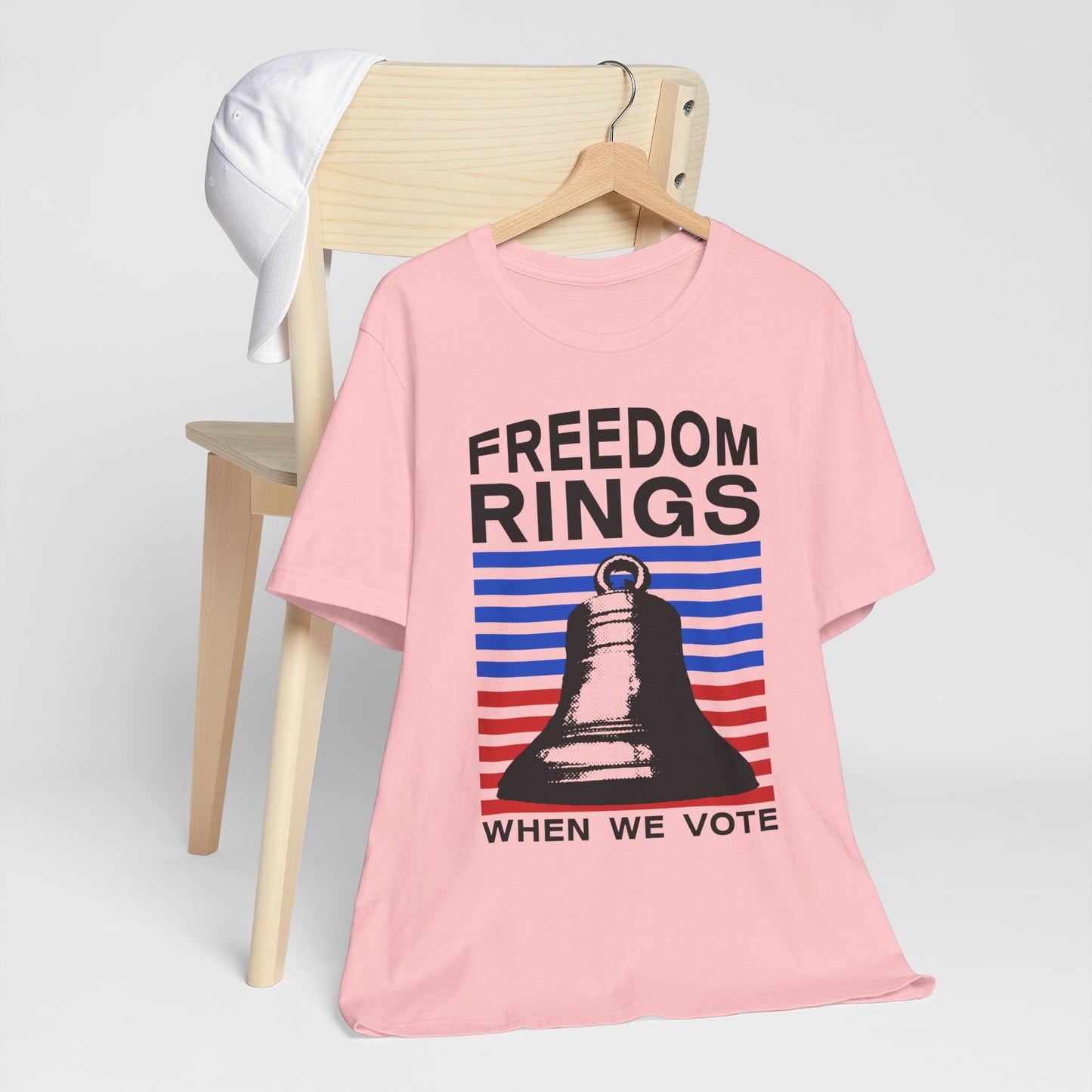 Freedom Rings When We Vote T-Shirt, Politics, Vote, Election, Democrat, Republican