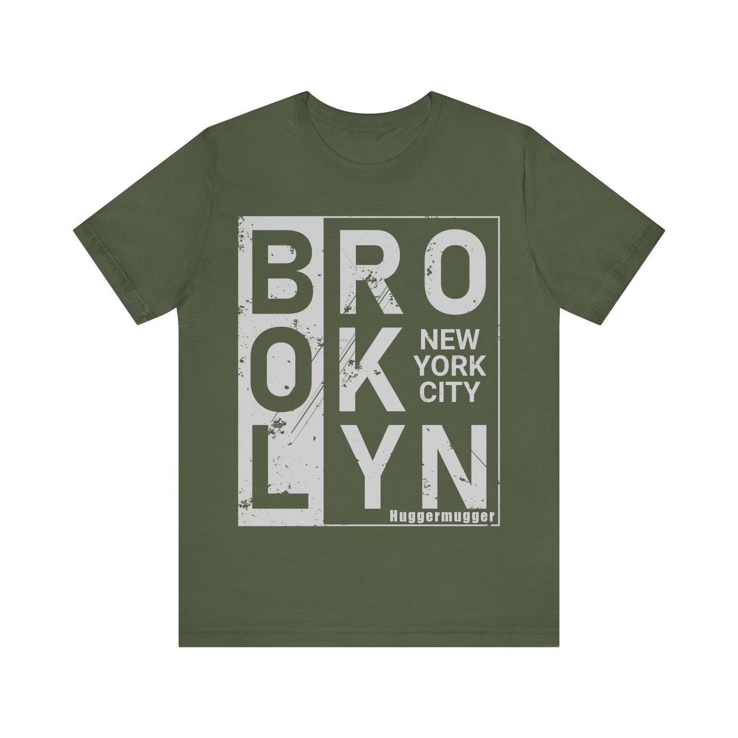 Brooklyn By Huggermugger T-Shirt, Typography T-Shirt, Huggermugger, Brooklyn T-Shirt