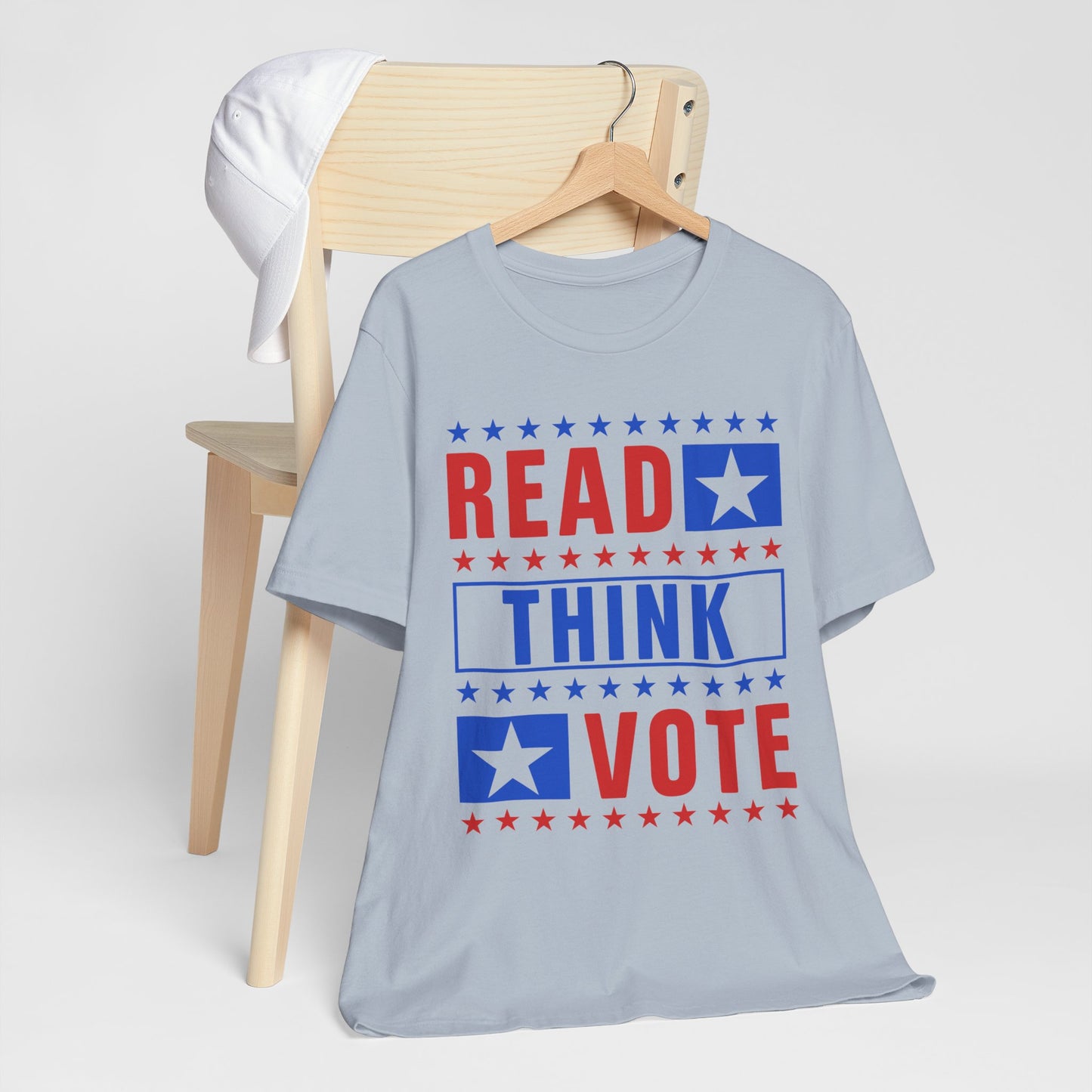 Read Think Vote T-Shirt, Politics, Vote, Election, Democrat