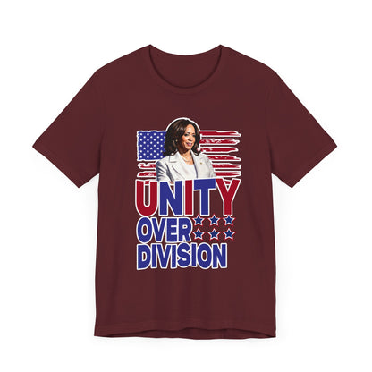 Kamala Harris Unity Over Division T-Shirt, Politics, Vote, Election, Democrat