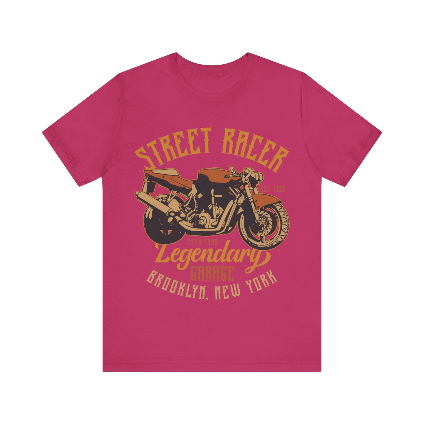 Street Racer Brooklyn New York T-Shirt, Motorcycle T-Shirt, Brooklyn MC, New York