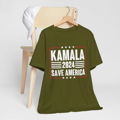 Kamala 2024 Save America T-Shirt, Politics, Vote, Election, Democrat