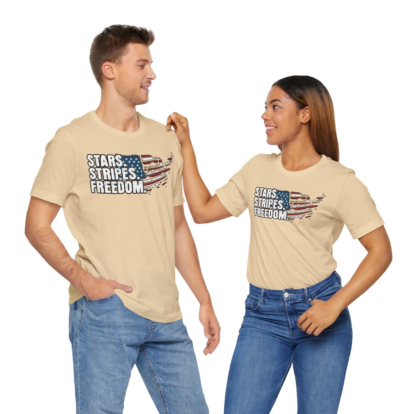 Stars, Stripes, Freedom T-Shirt, Politics, Vote, Election, Democrat