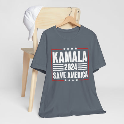Kamala 2024 Save America T-Shirt, Politics, Vote, Election, Democrat