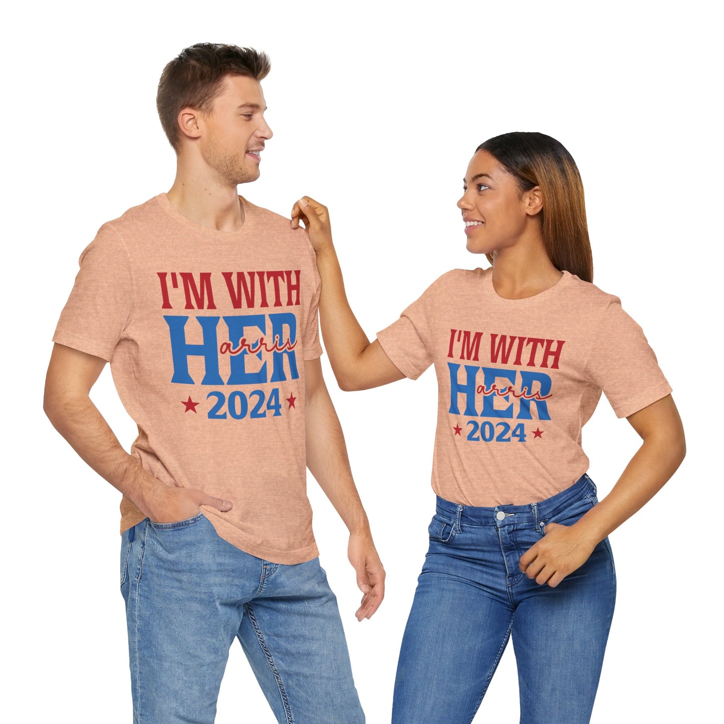 I'm With Her Harris 2024 T-Shirt, Politics, Vote, Election, Democrat