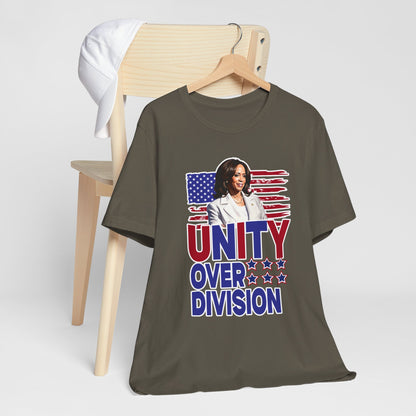 Kamala Harris Unity Over Division T-Shirt, Politics, Vote, Election, Democrat